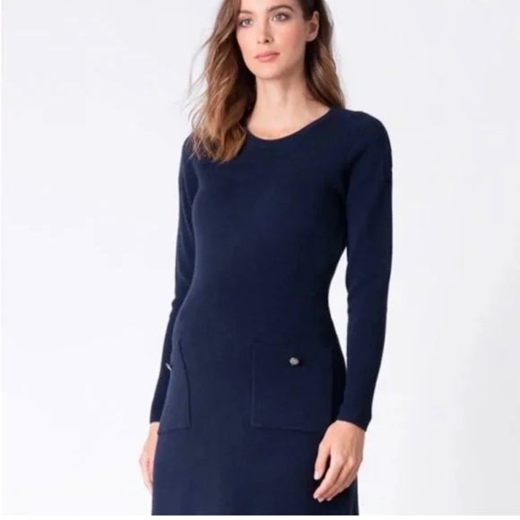 NEW Seraphine Knitted maternity and nursing dress with pockets - Picture 3 of 4